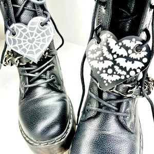 Bats shoelace patch for Roller Skates and Dr. Martens